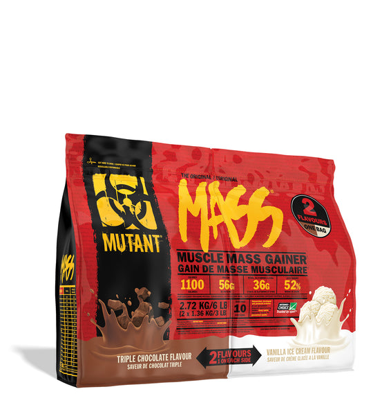 MUTANT MASS® 6 LBS DUAL CHAMBER - Muscle Mass Gainer
