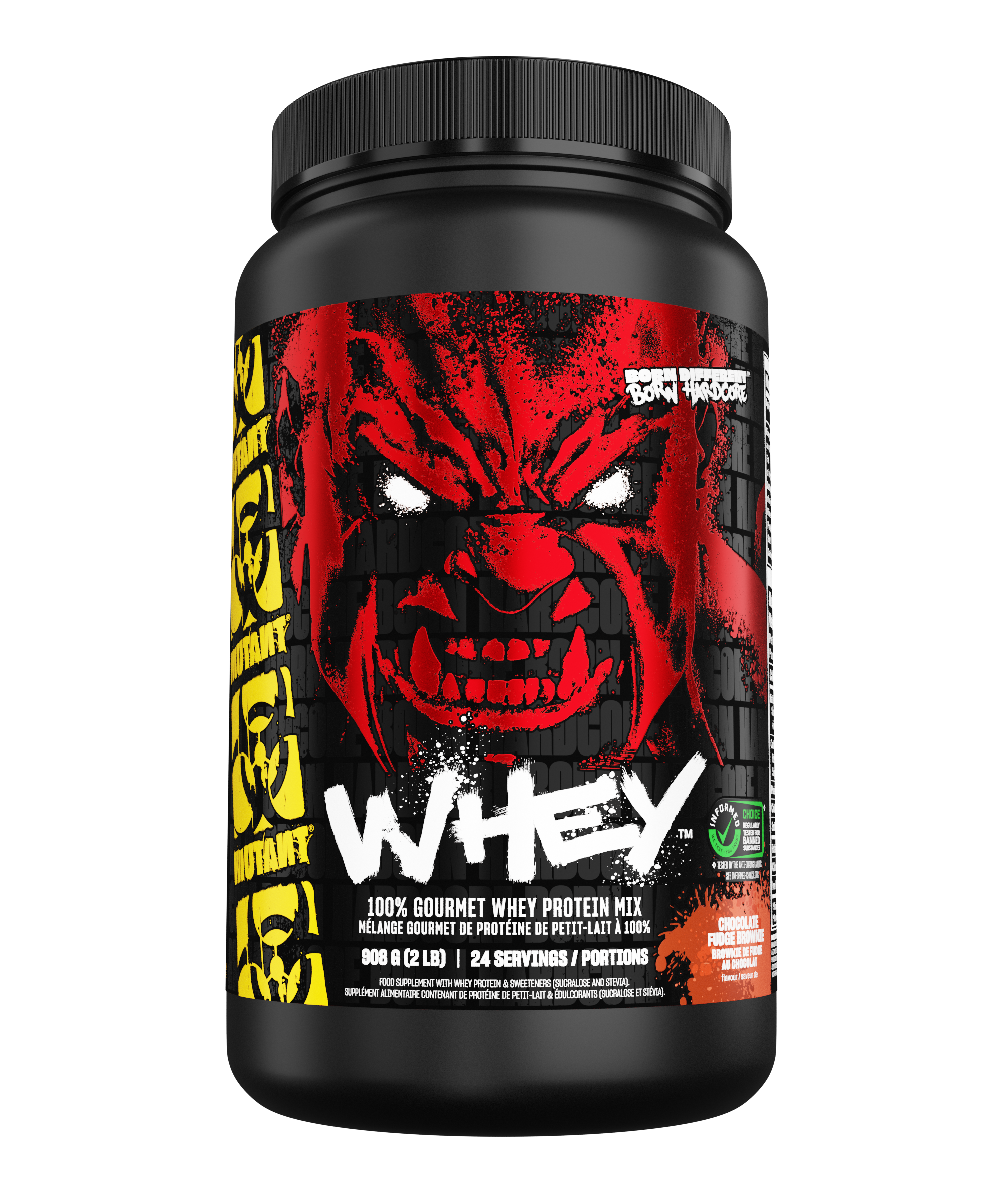 Mutant Whey Chocolate Fudge Brownie - Chocolate Fudge Brownie flavor protein powder by MUTANT