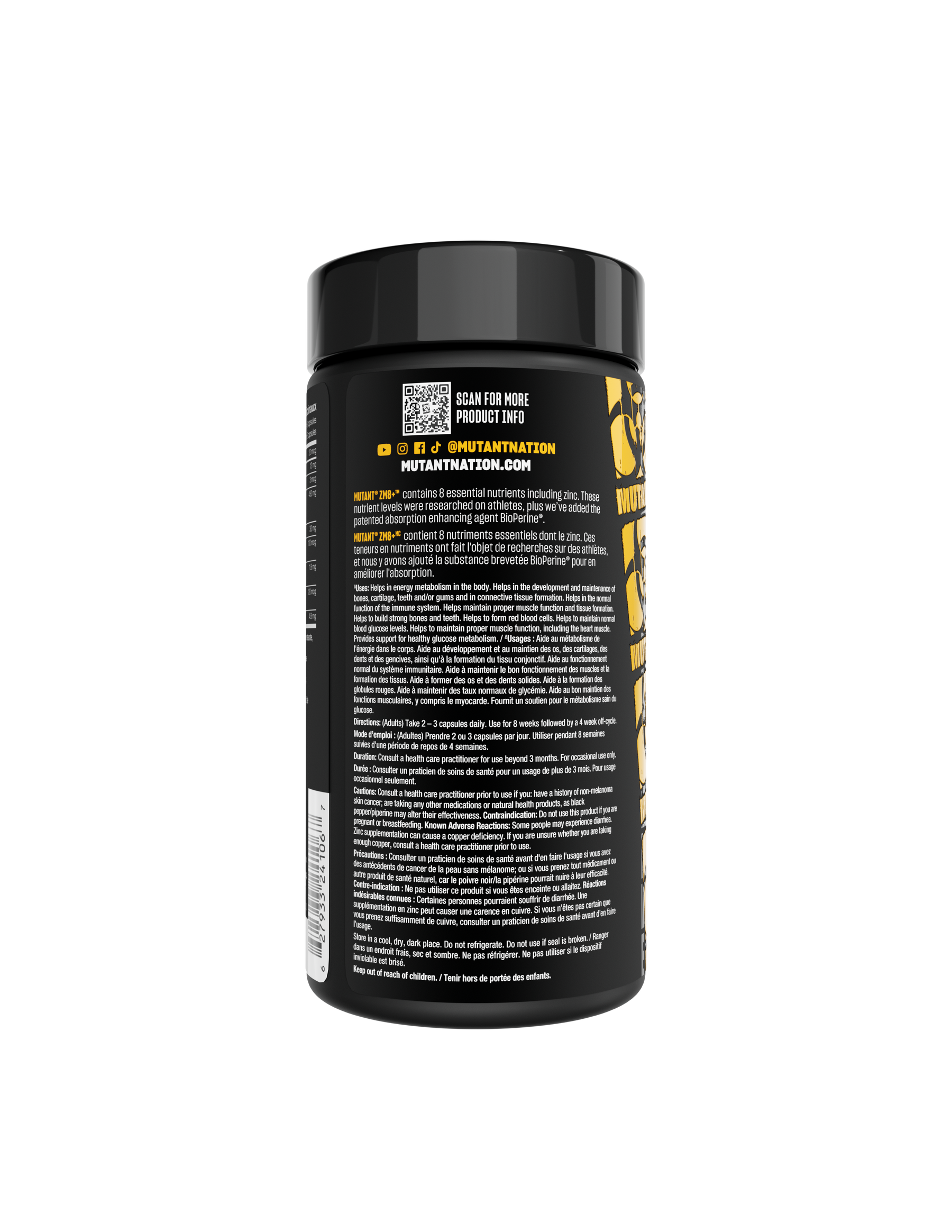 BANDEL×muta Fit Plus Eight MUTANT® ZM8+ | Premium Muscle Support Supplement
