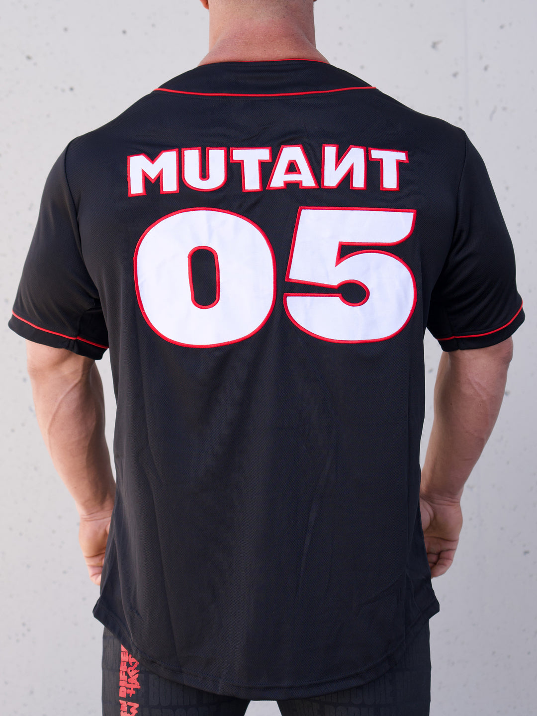 MUTANT® VARSITY Baseball Jersey (Red & Black)