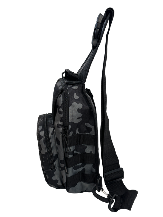 MUTANT® ALPHA GYM CROSS-BODY BAG (GREY CAMO)