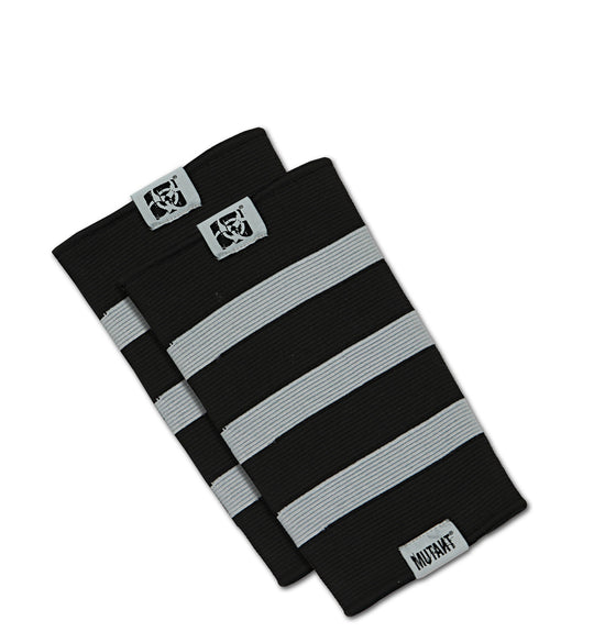 Heavy Duty Elbow Sleeves (Silver & Black)