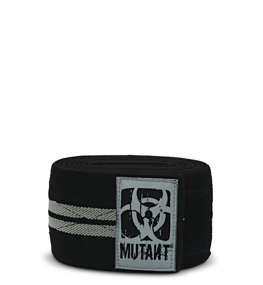 Knee Wraps 2m Long - Black/Silver