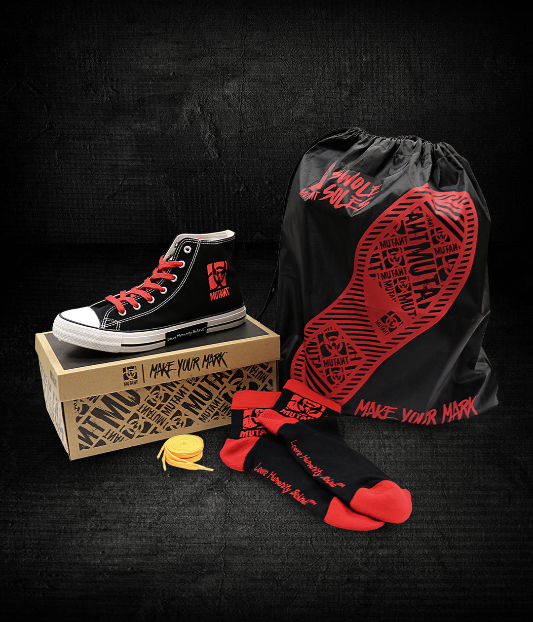 MUTANT® SWOLE SOLES™ High Top Sneaker Limited Edition Shoe