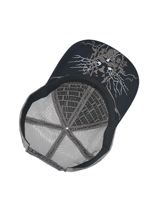 MUTANT® MIND’FK Weak Minds Die Trucker Cap (Black & Red)