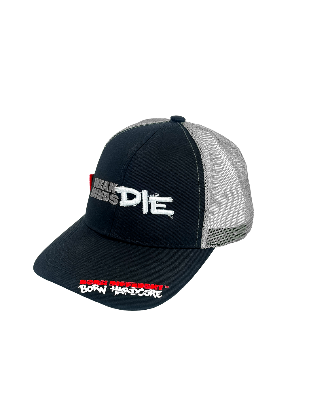 MUTANT® MIND’FK Weak Minds Die Trucker Cap (Black & Red)