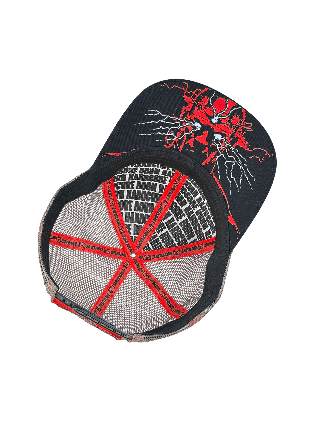 MUTANT® MIND FK Weak Minds Die Trucker Cap (Black & White)