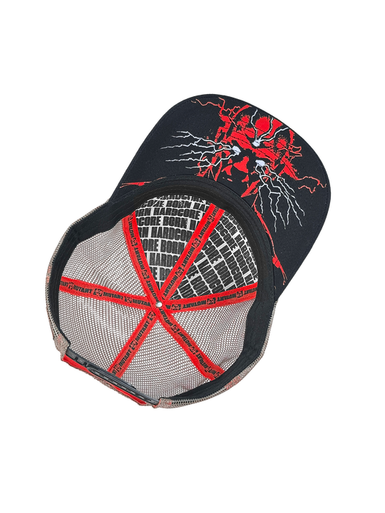 MUTANT® MIND FK Weak Minds Die Trucker Cap (Black & White)