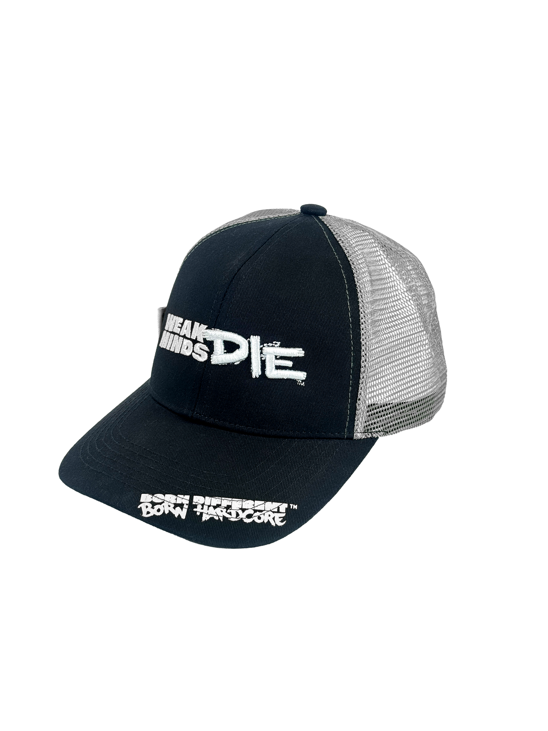 MUTANT® MIND FK Weak Minds Die Trucker Cap (Black & White)