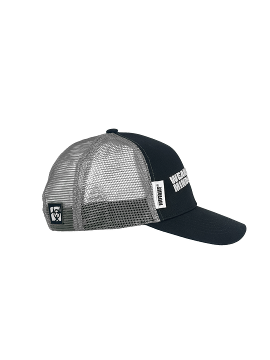 MUTANT® MIND FK Weak Minds Die Trucker Cap (Black & White)