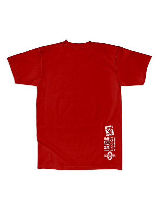 MUTANT® T-SHIRT - “MUTANT CHARACTER” OLYMPIA ‘24 (Red Heather)