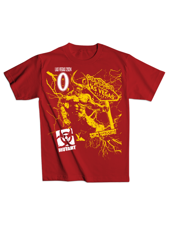 MUTANT® T-SHIRT - “MUTANT CHARACTER” OLYMPIA ‘24 (Red Heather)
