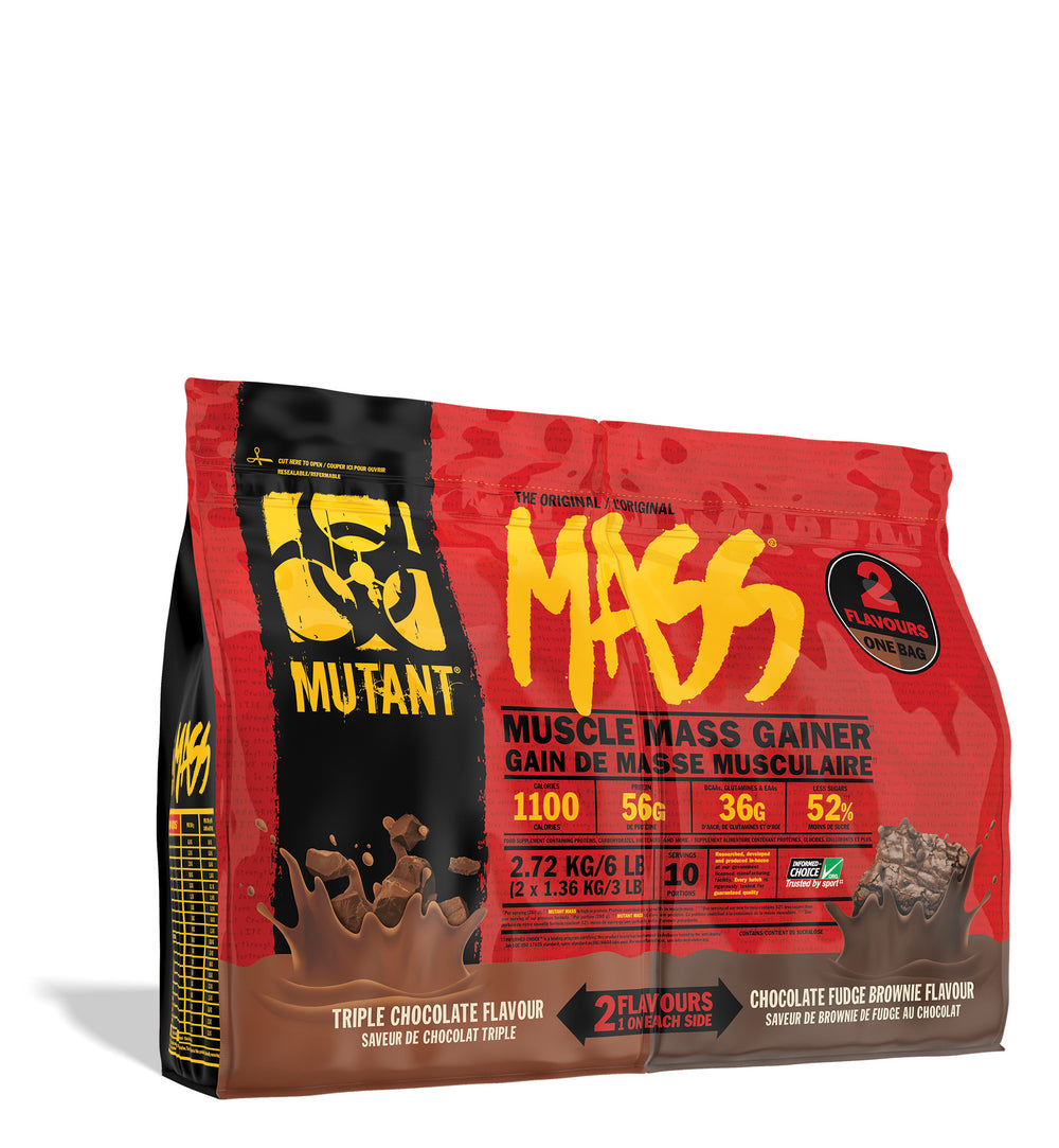 MUTANT MASS® 6 LBS DUAL CHAMBER - Muscle Mass Gainer