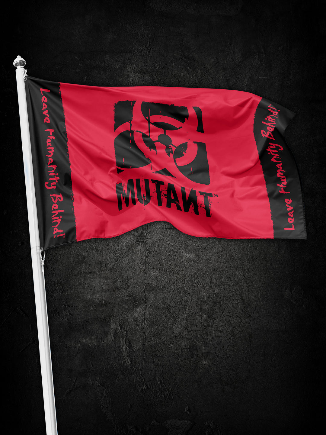 MUTANT Gym Flag / Banner LEAVE HUMANITY BEHIND